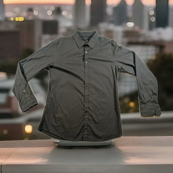 Marc Anthony Other - Marc Anthony Charcoal Extra Slim Fit Men's Dress Shirt Size Large